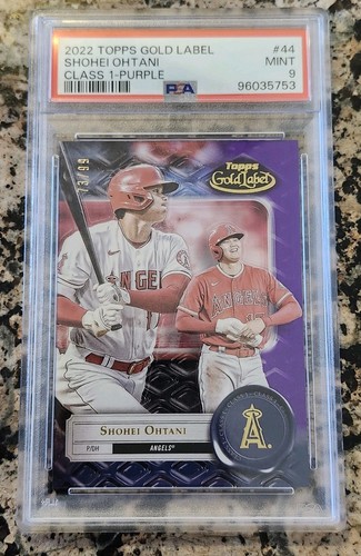 2022 Topps Gold Label - Shohei Ohtani #44 Class 1 Purple /99