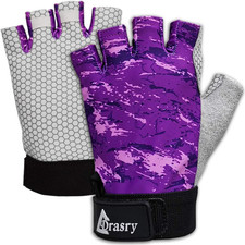 UV Fishing Gloves Fingerless Sun Protection Men Women UPF50 SPF for Fishing Kaya