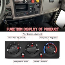 A/C Climate Control Module Panel – Fits 2008-2015 Peterbilt Trucks – Q21-6012 – Direct Fit – Unbranded