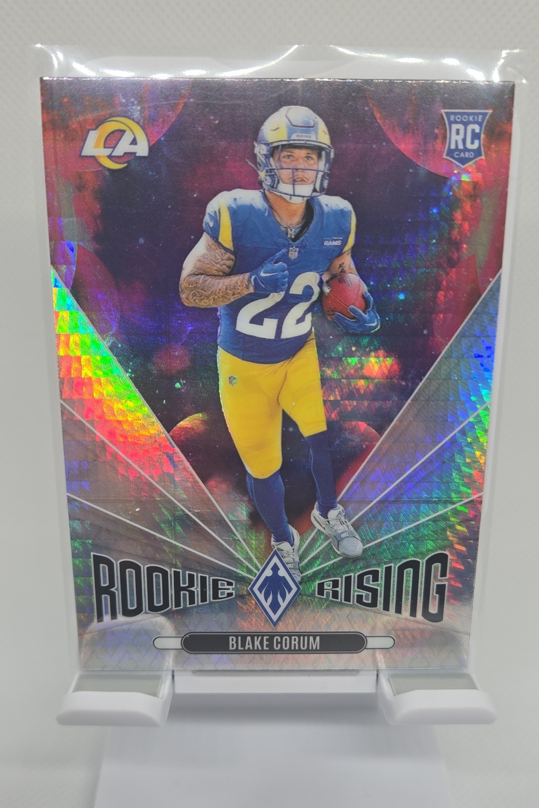 2024 Panini Phoenix - Rookie Rising Blake Corum #RR-BCM Hyper (RC)