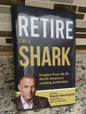 Retire Like A Shark Hardcover - Physical Book - ⭐Rare FIND⭐ - Co-author signed 