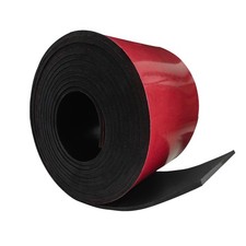 Adhesive Rubber Strips 3 Wide x 1/8 Thick x 20 ft Long Neoprene Sheet Roll