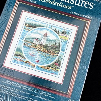 Counted Cross Stitch Chart Only Lighthouse Northern Light Needle Treasures 03069