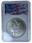 1896 (P) $1 Morgan Silver Dollar USA Coin Grading "Mint State 66" Slab
