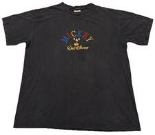 Vintage 90  s Mickey  Co. Mickey Mouse Black Shirt Size XL Disney Made In USA