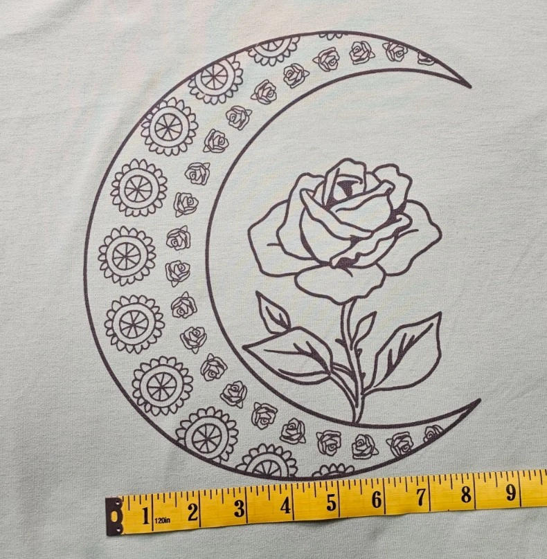 XL LuLaRoe новом футболка луна и цветок дизайн - Изображение 4 из 4