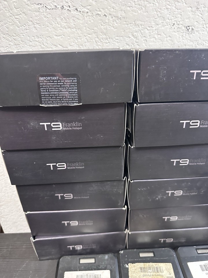 Lot of 40 T-Mobile Franklin T9 XHG-R717 Hotspot WiFi 4G LTE Mobile ...