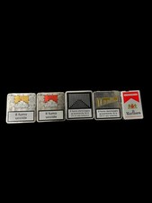 Marlboro Pacchetti Metallici da Collezione + Modello Accendino Raro Vintage