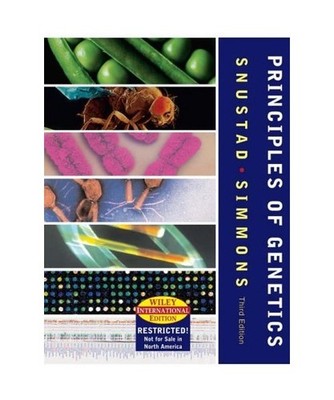 Principles of Genetics: International Edition: International Edition, Snustad, D
