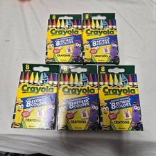 Crayola Crayons Limited Edition With 8 Retired Colors 2025 Dandelion Lot of 5