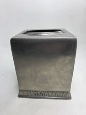 Labrazel Pewter Tissue Box Cover Vintage Italy A Must Have Buy It Now SHIPS FAST