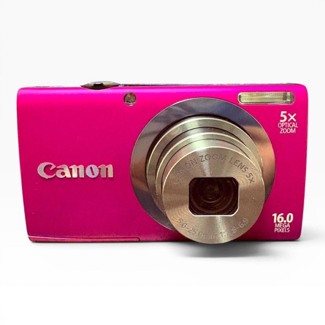 Canon PowerShot A2300 Pink Compact Digital Camera Full Set