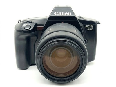 Canon EOS 650 + Tamron 70-300mm f/4-5.6 Kit Set Analog SLR 35mm Kamera Objektiv