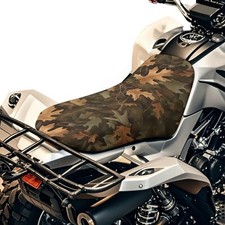 Hunting Camo Forest Waterproof ATV Seat Cover Anti-Slip 4-Wheeler Seat Cushio...
