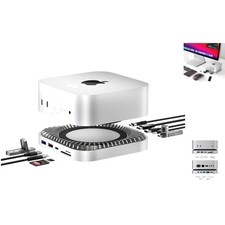 Elegant Mac Mini M4 Docking Station with SSD Enclosure  HDMI   Ultimate Setup