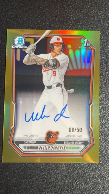 2026 Bowman Wehiwa Aloy True Gold 1st Bowman Auto 6/50