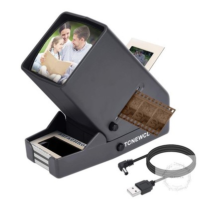 35mm Slide and Film Viewer, Negative Scanner, Desk Top LED Lighted Illuminated