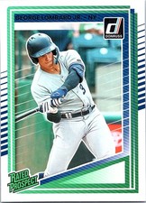 George Lombard Jr. 2025 Donruss #108 Rated Prospect New York Yankees