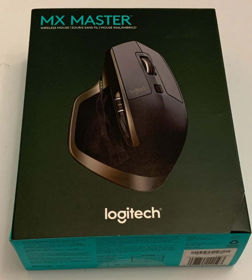Logitech MX Master Wireless Mouse with Unifying USB Receiver/Bluetooth - Image 2 of 4