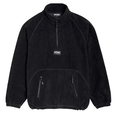 Method Label 1/4 Zip Fleece Sweatshirt - Black