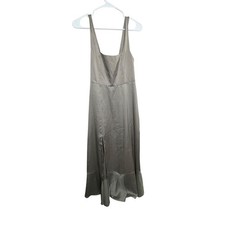 Show Me Your Mumu Bridesmaid Dress Women's Small Green Claire Midi Slit