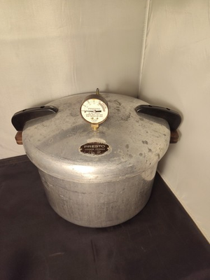 #ad Presto Aluminum 16 quart Stove Top Pressure Cooker Canner with Pressure Gauge $60.00