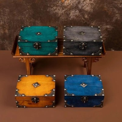 Fantasy Holzschatulle   Aufbewahrungsbox für Pen & Paper, Würfel, RPG Gear