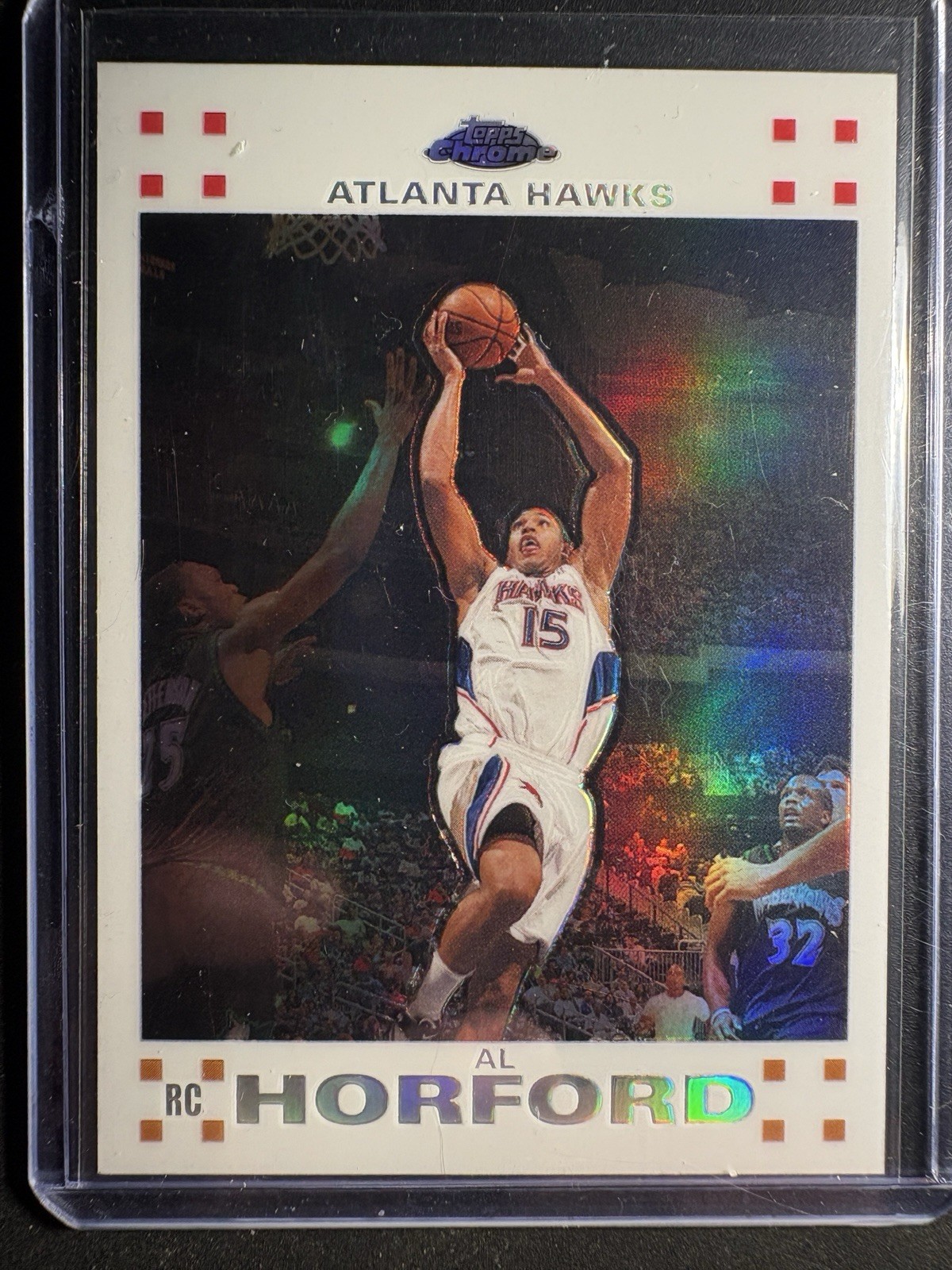 2007 Topps Chrome #160 Al Horford Rookie RC White Refractor /99