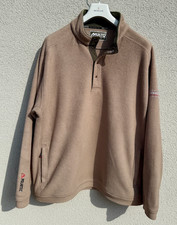 MUSTO Snugs Polartec Fleece Pullover Mens 2XL 2 EXTRA LARGE Beige Gorgeous