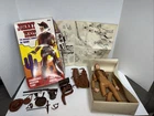Marx Johnny West Vintage Movable Cowboy w/ MOD Cactus Box and Accessories