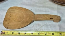 Antique Early Ohio Primitive Hand Crafted Wooden Butter Paddle