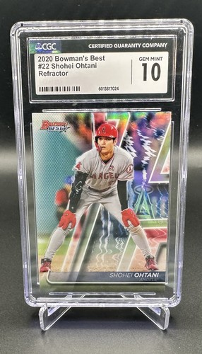 2020 Bowman's Best Shohei Ohtani Refractor #22 CGC 10 Gem Mint