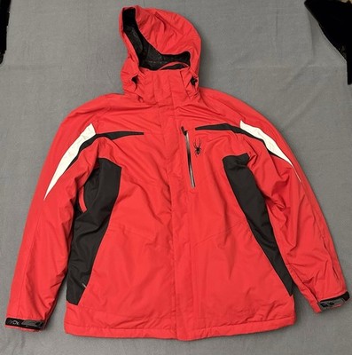Spider Scout Ski Jacket Men's S Black Red White Snowboard Skate Thinsulate Warm