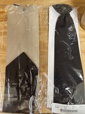 Black Edwards Clip on tie-NEW