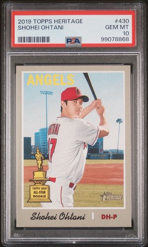 2019 Topps Heritage #430 SHOHEI OHTANI All Star Rookie Cup SP PSA 10 GEM MINT