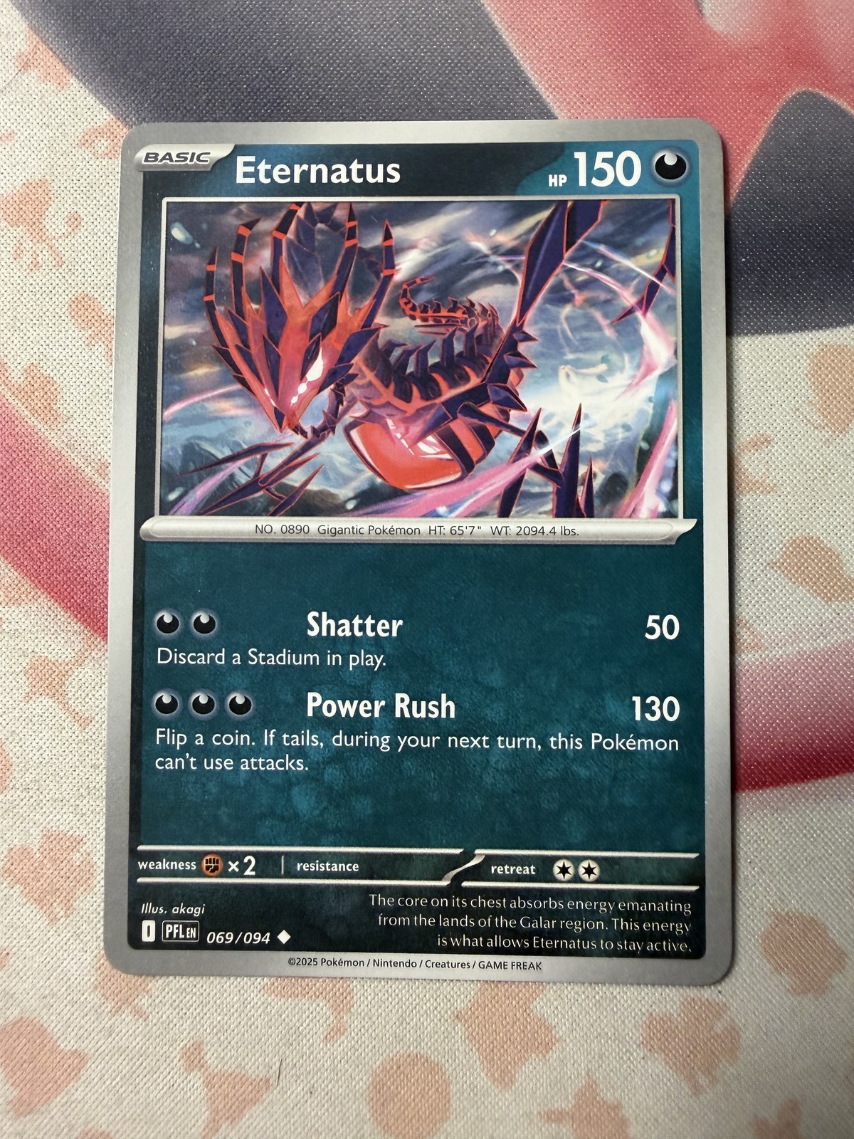 Eternatus Uncommon ME02: Phantasmal Flames 069/094 NM English