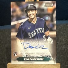 2024 Topps Stadium Club Dominic Canzone RC Rookie On-Card AUTO Mariners ?. rookie card picture
