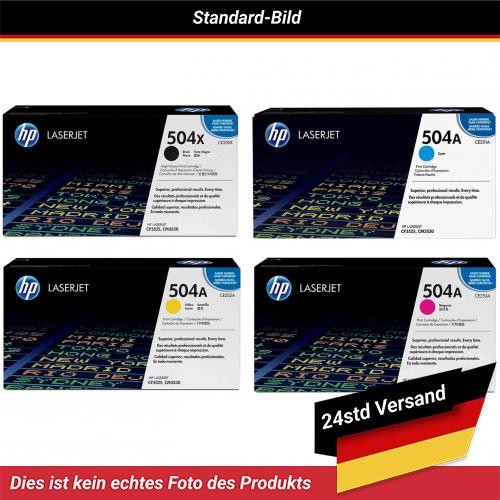 HP 504X 504A Toner CMY and High Yield Black