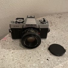 VTG Minolta XG1 35mm Camera w/minolta Md 50mm Lens - Tested