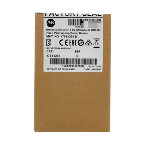 New Allen Bradley AB 1794-OE4 SER B Flex 4 Point Analog Output Module 1794OE4 - Picture 1 of 6