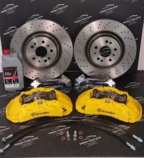 Impianto Frenante Maggiorato 350 Brembo 6 Pompanti VAG MQB AUDI SEAT VW GOLF GTI