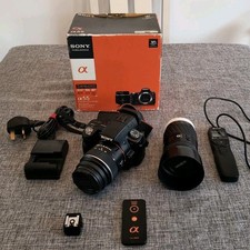 Sony A55 SLT-A55  DSLR Camera Including SAL1855 Lens + Minolta 70-210 Zoom Lens