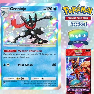 Shiny Greninja PTCGP  Pokmon TCG Pocket | eBay