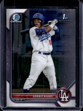 Jorbit Vivas 2022 Bowman Chrome #BCP-24 Qty Available
