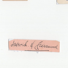 Freddie Gruisewood Signed Clip / Autographed British BBC Broadcaster