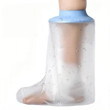 Waterproof Foot Cast Cover for Shower, Watertight Protector for Adults Foot, Ank