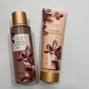 Victoria’s Secret Mist & Lotion -Amber Romance Brulee - Fragrance Duo Set NEW