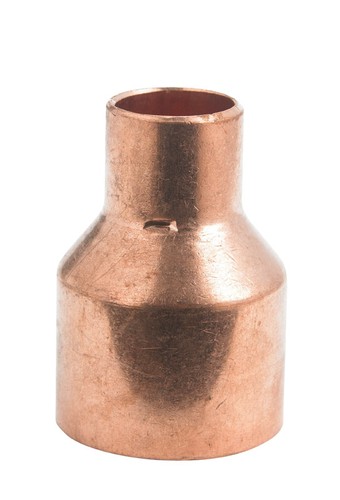 Mueller Streamline W 61051 Copper Reducing Coupling 1 x 1/2 Sweat Dia. in.