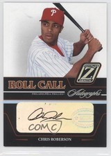 2005 Donruss Zenith Roll Call Chris Roberson #RC-15 Auto 2gw