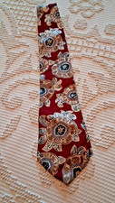 Vintage Oscar de la Renta 100% Silk Tie made in USA WPL 4075